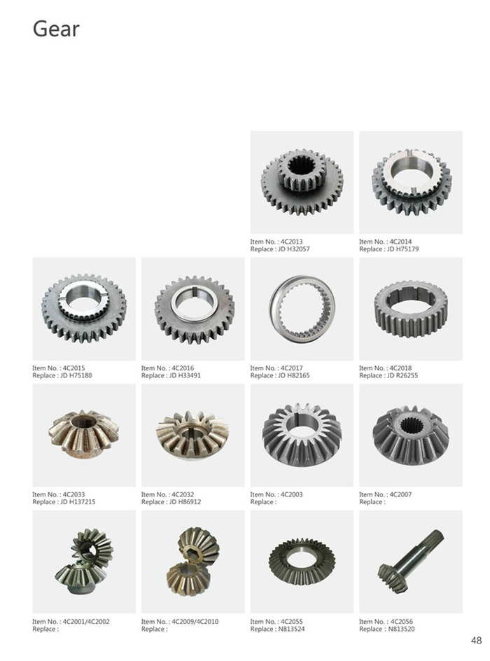 4C2033 High Precision Small Drive Mechanical Gears H137215 replacement for JD, CLAAS, CNH(图5)