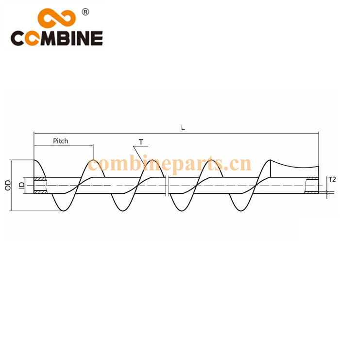 Shaftless Engineered Shaftless Screw Conveyors Grain(图3) Shaftless Engineered Shaftless Screw Conveyors Grain(图3)