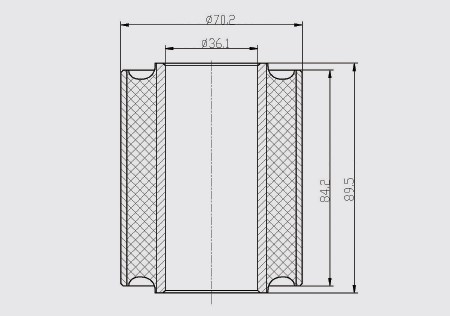 647429.0 CLAAS Chaffer Drive Shaker Bushing 25.2 x 50 x 51.5mm Silent Blocks Arm Rubber(图10)
